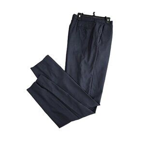 Banana Republic Pant W34xL34 Slim Navy Smart-Weight Performance Wool Blend